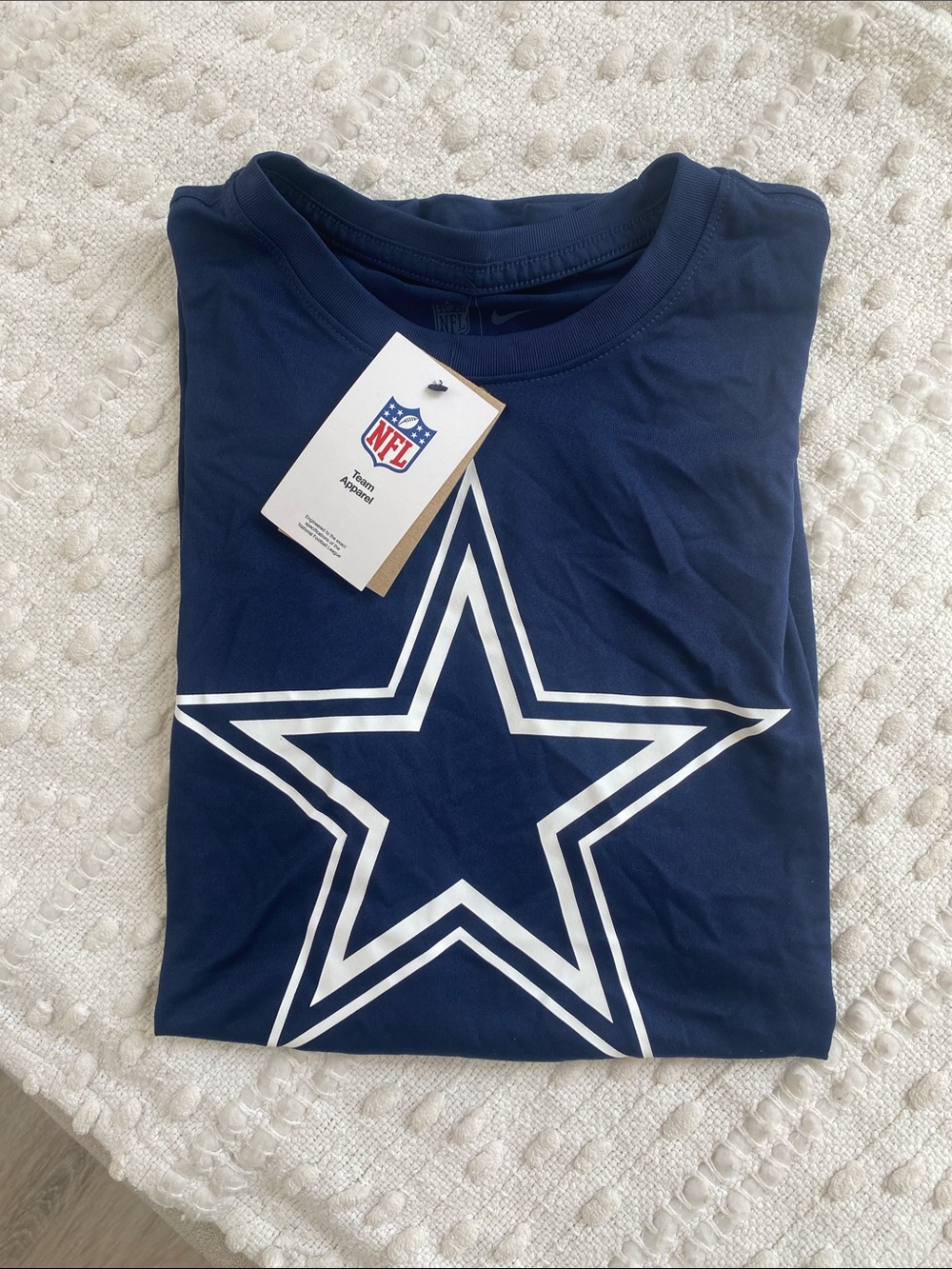 Nike Navy Dallas Cowboys Sleeveless Mesh Jersey with Star Logo